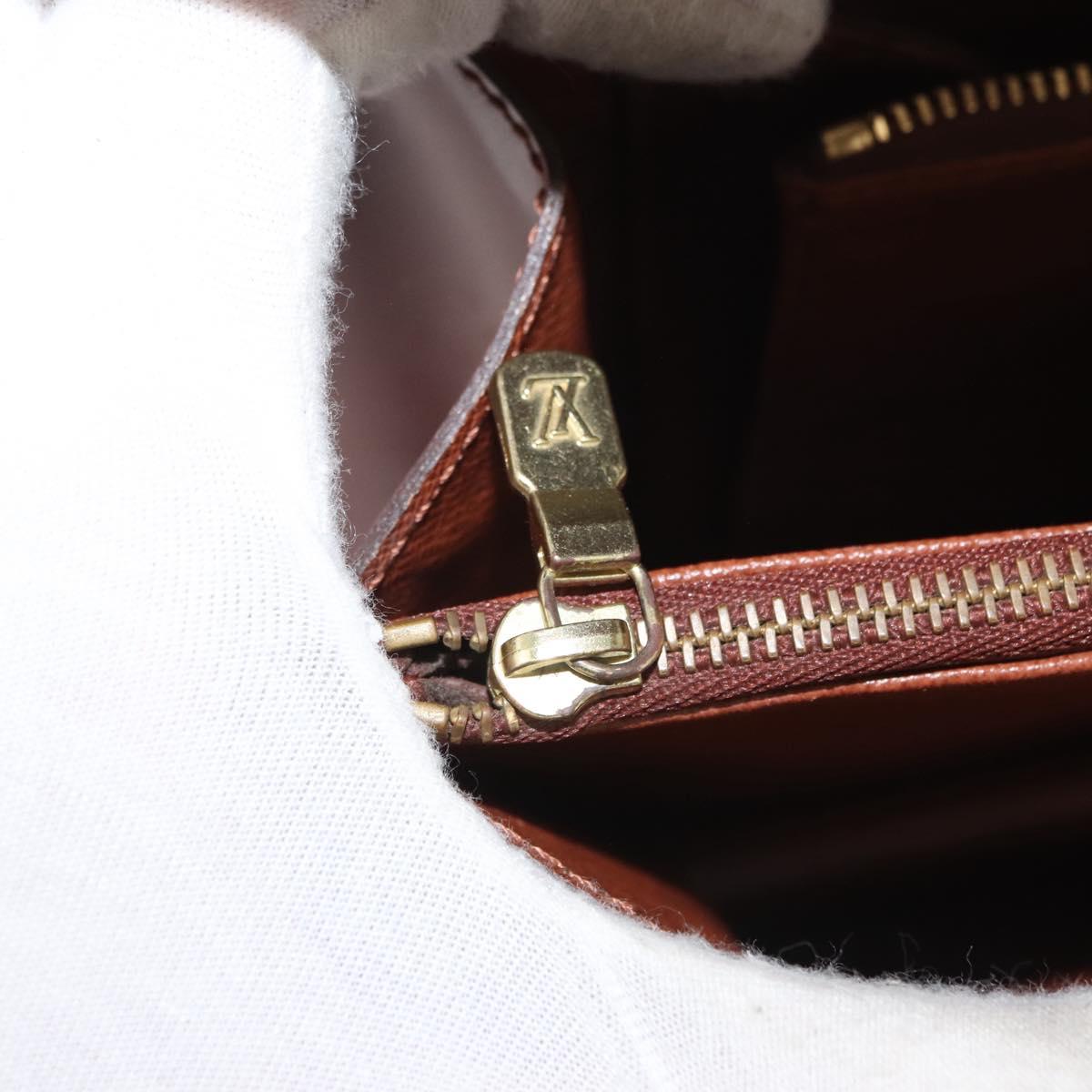 LOUIS VUITTON Epi Concorde Hand Bag Brown M52133 LV Auth ka3633