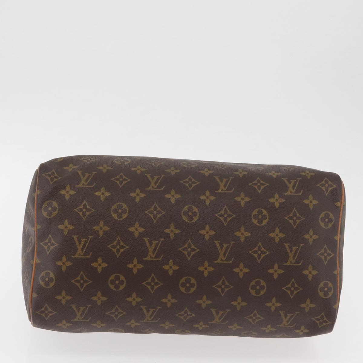 LOUIS VUITTON Monogram Speedy 35 Hand Bag M41524 LV Auth ka3636A