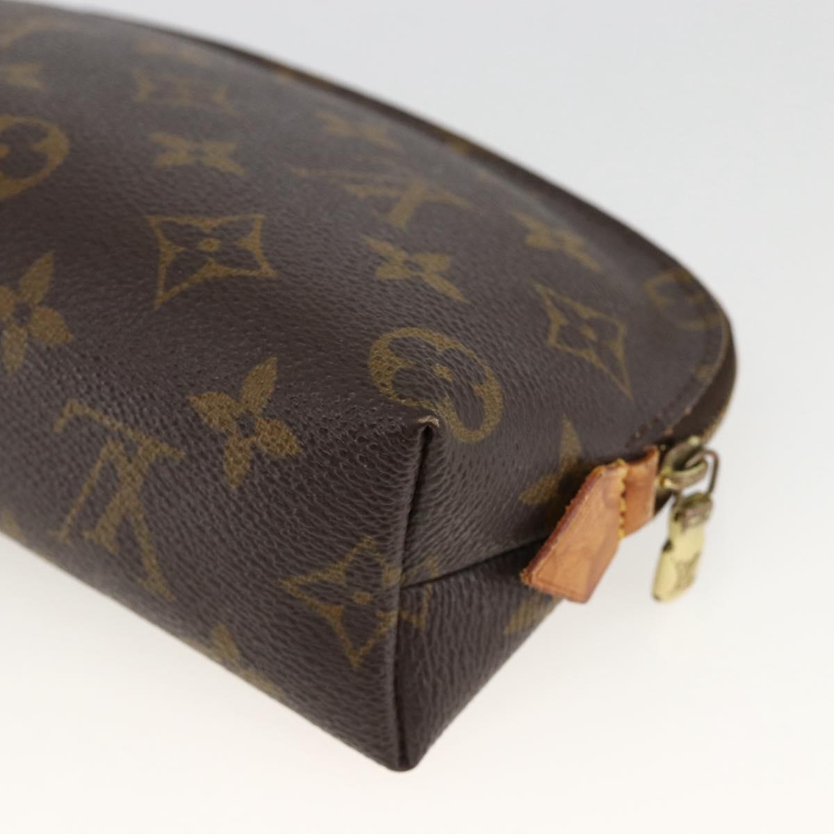 LOUIS VUITTON Monogram Pochette Cosmetic PM Pouch M43998 LV Auth ka3638
