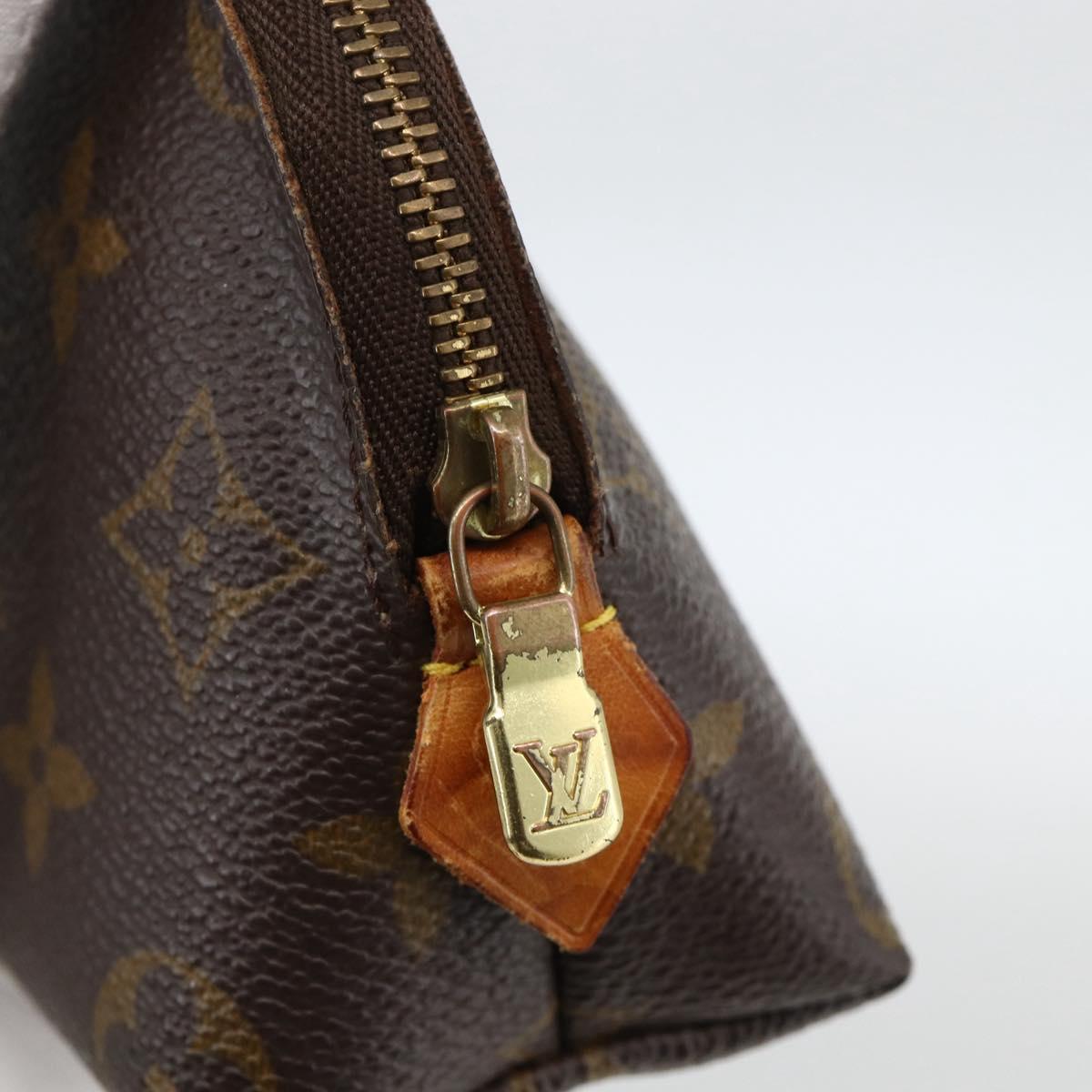 LOUIS VUITTON Monogram Pochette Cosmetic PM Pouch M43998 LV Auth ka3638