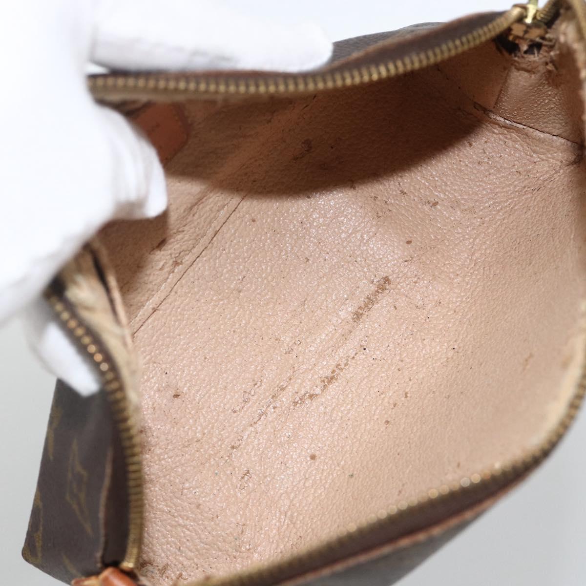 LOUIS VUITTON Monogram Pochette Cosmetic PM Pouch M43998 LV Auth ka3638