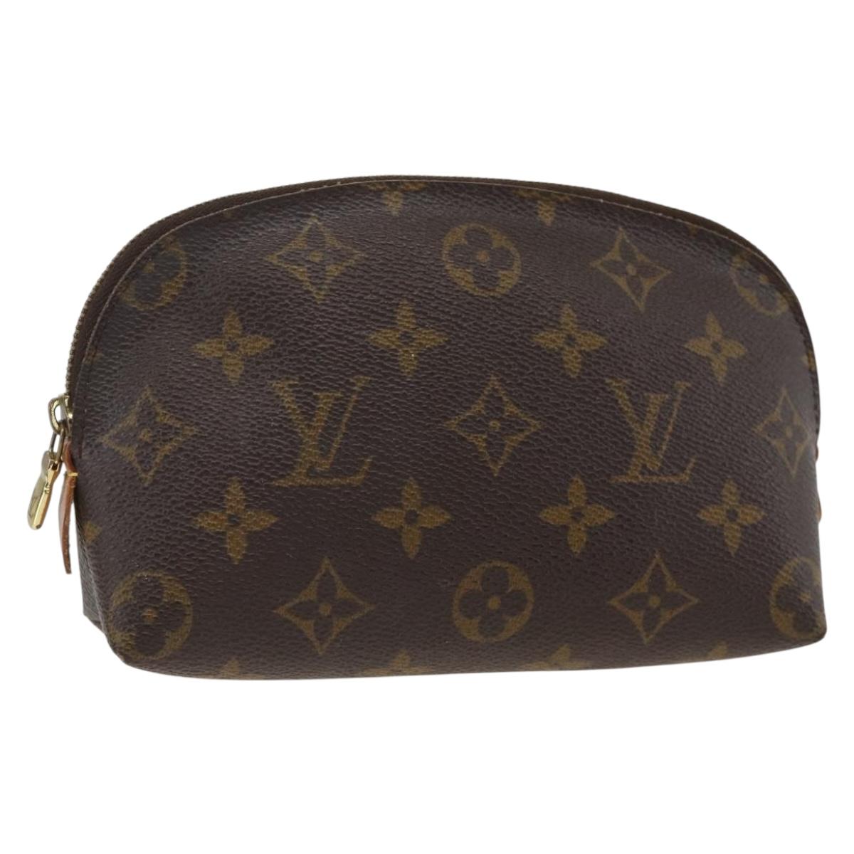 LOUIS VUITTON Monogram Pochette Cosmetic PM Pouch M43998 LV Auth ka3638