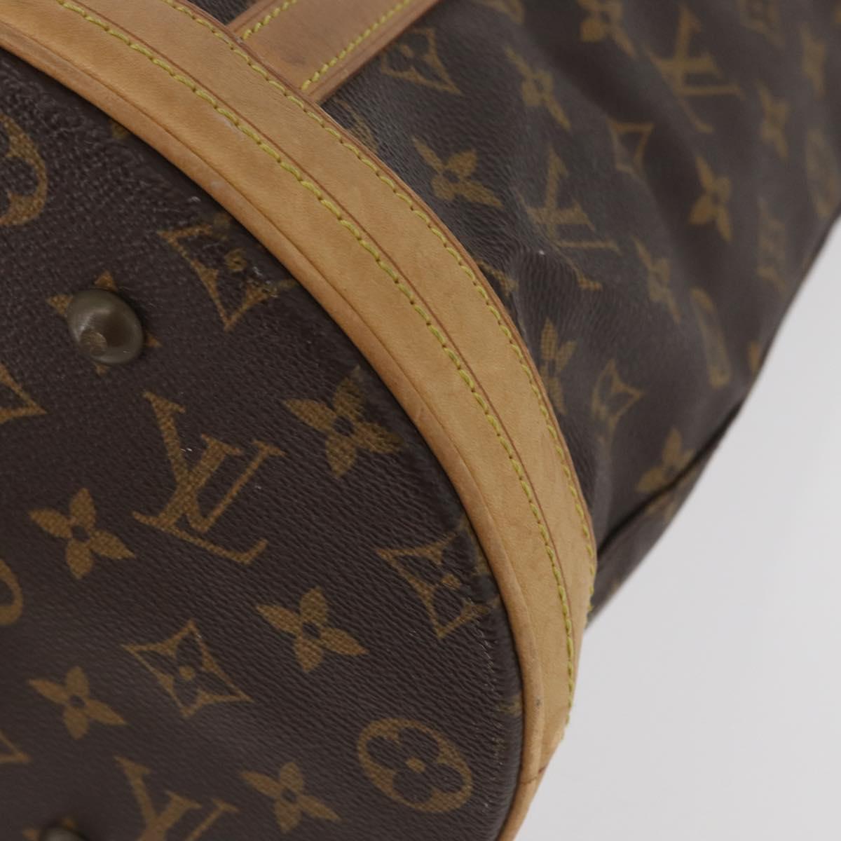 LOUIS VUITTON Monogram Bucket GM Shoulder Bag M42236 LV Auth ka3643