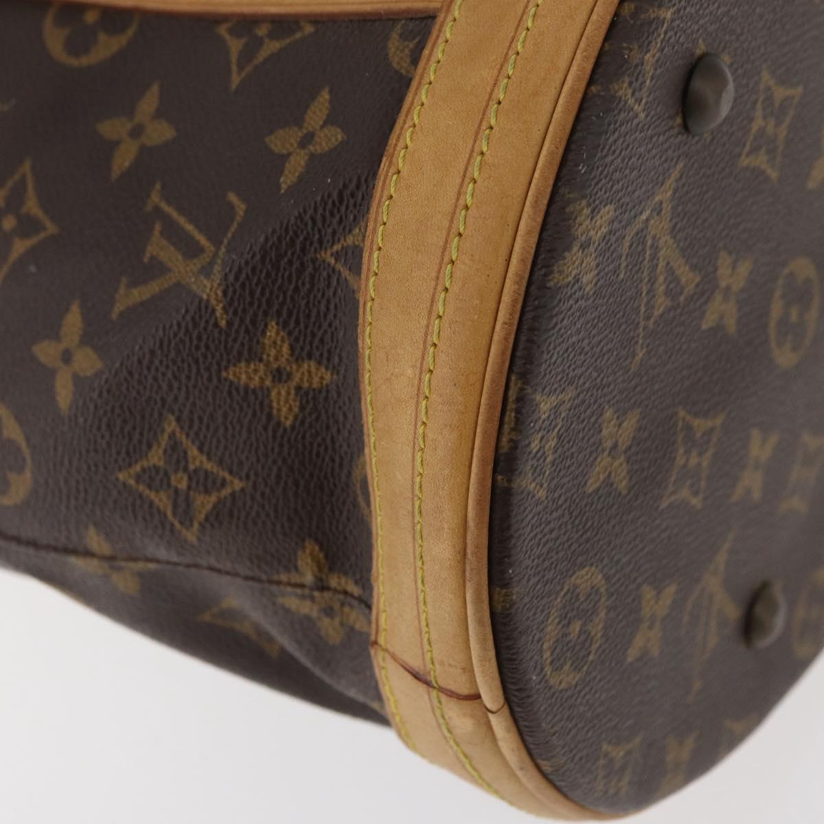 LOUIS VUITTON Monogram Bucket GM Shoulder Bag M42236 LV Auth ka3643