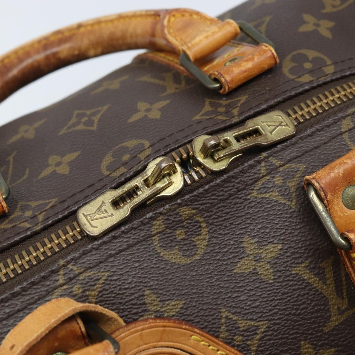 LOUIS VUITTON Monogram Keepall 45 Boston Bag M41428 LV Auth ka3645