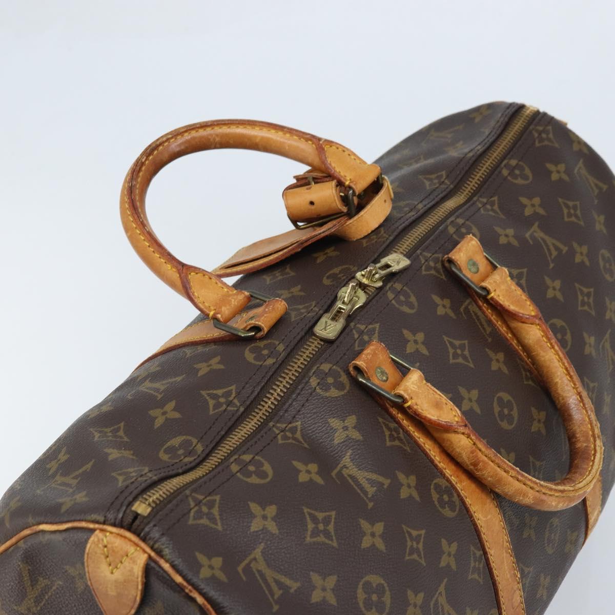 LOUIS VUITTON Monogram Keepall 45 Boston Bag M41428 LV Auth ka3645