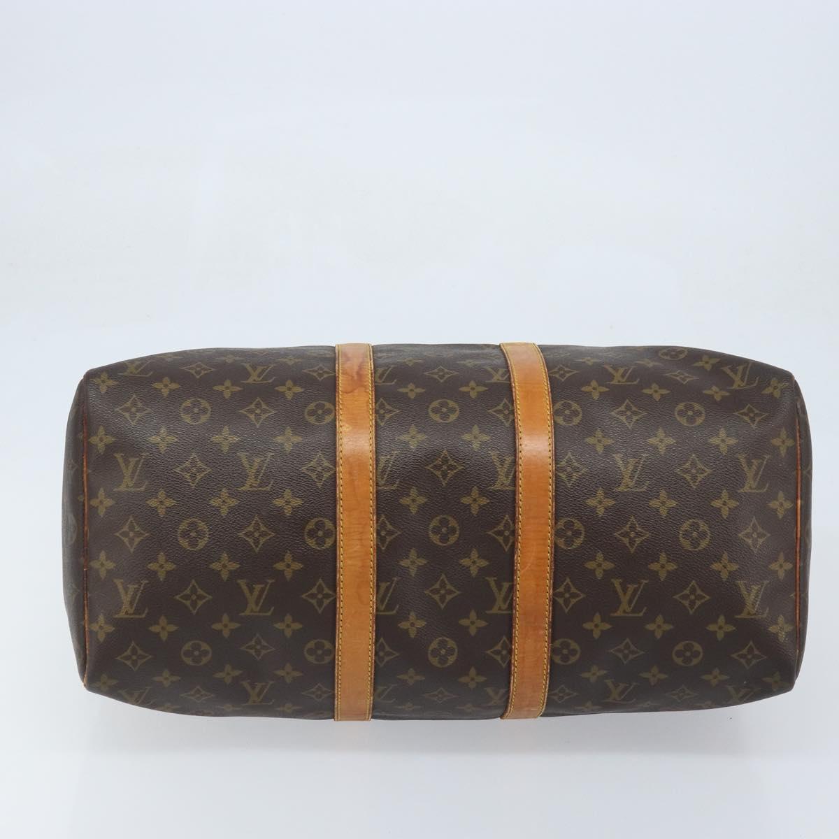 LOUIS VUITTON Monogram Keepall 45 Boston Bag M41428 LV Auth ka3645