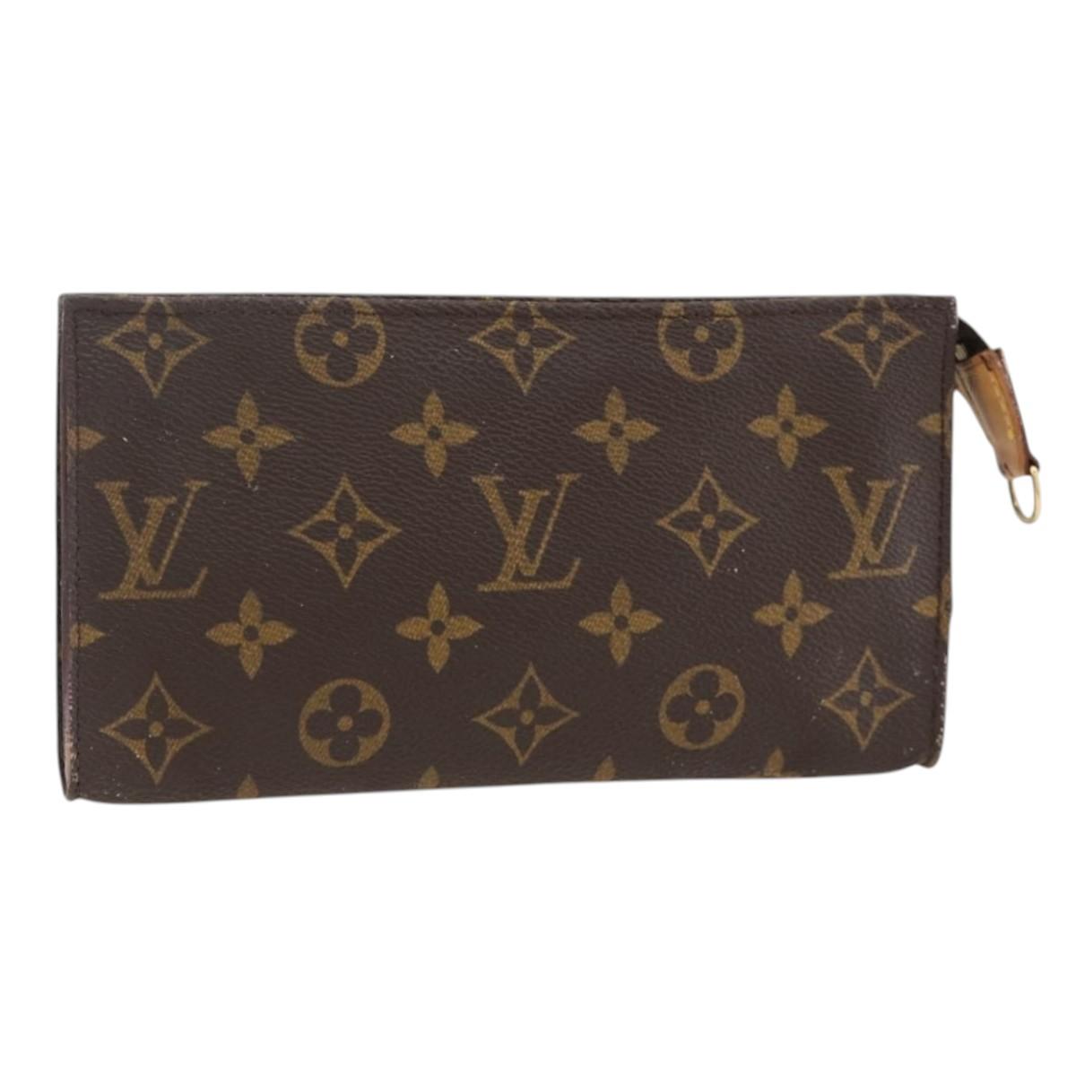 LOUIS VUITTON Monogram Bucket GM Accessory Pouch LV Auth ka3650