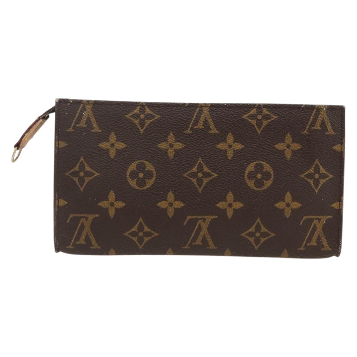 LOUIS VUITTON Monogram Bucket GM Accessory Pouch LV Auth ka3650