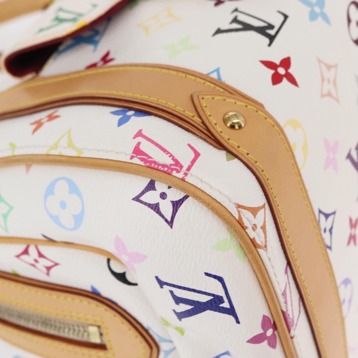 LOUIS VUITTON Monogram Multicolor Priscilla Hand Bag White M40096 Auth ka366AV