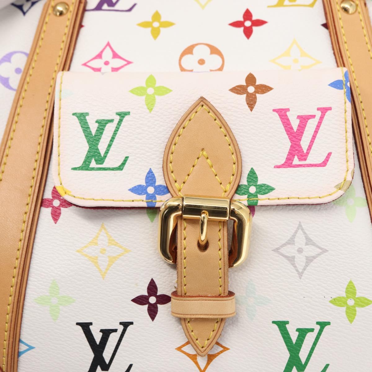 LOUIS VUITTON Monogram Multicolor Priscilla Hand Bag White M40096 Auth ka366AV