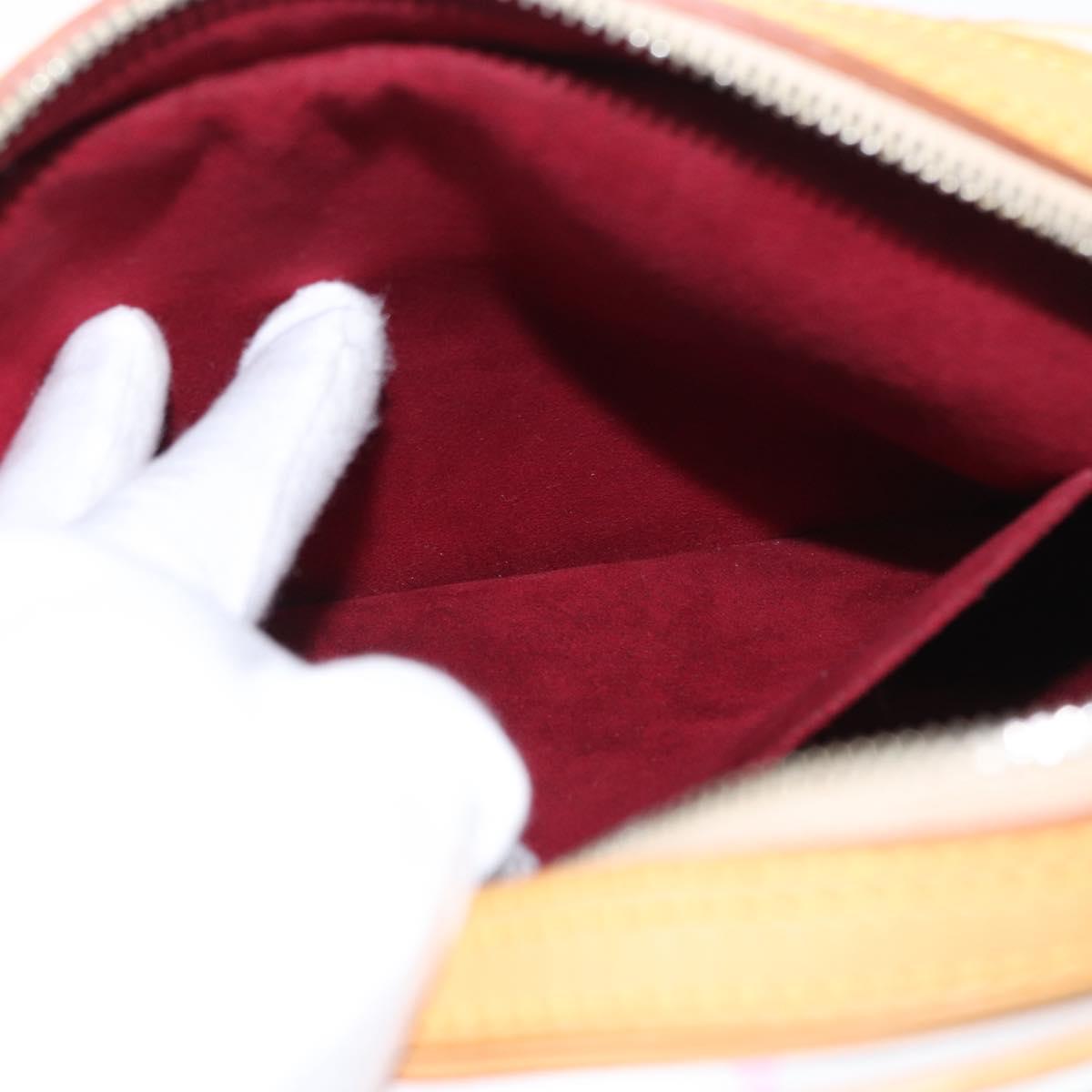 LOUIS VUITTON Monogram Multicolor Priscilla Hand Bag White M40096 Auth ka366AV