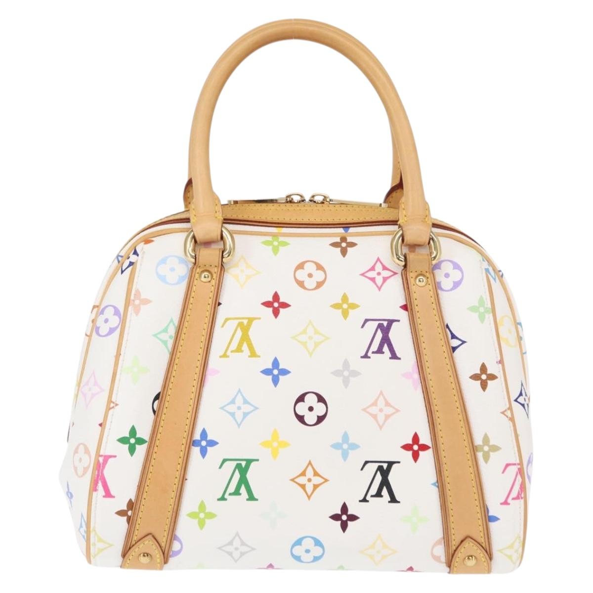 LOUIS VUITTON Monogram Multicolor Priscilla Hand Bag White M40096 Auth ka366AV