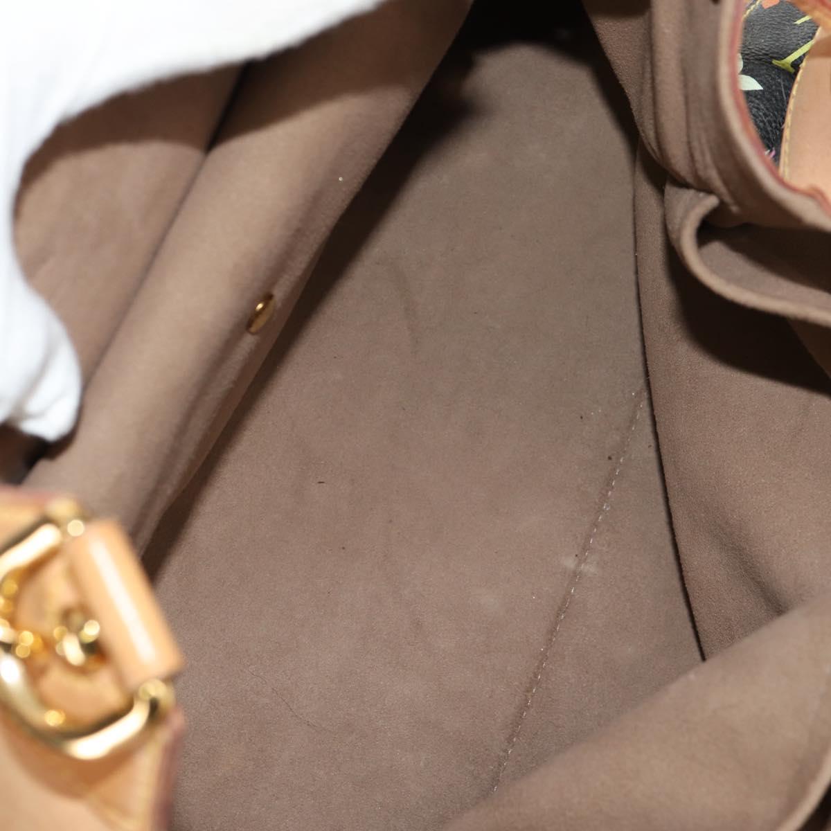 LOUIS VUITTON Monogram Multicolor Ursula Tote Bag Black M40124 LV Auth ka367AV