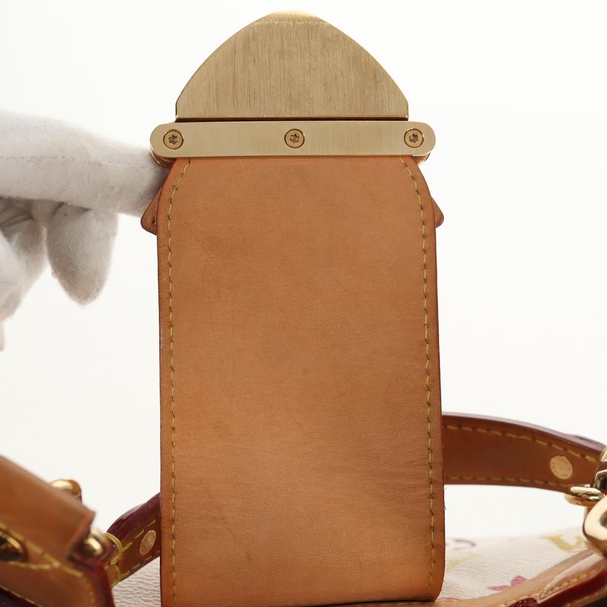 LOUIS VUITTON Monogram Multicolor Ursula Tote Bag White M40123 LV Auth ka368AV