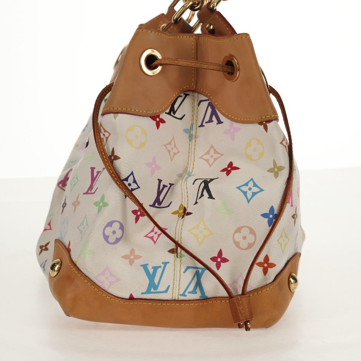 LOUIS VUITTON Monogram Multicolor Ursula Tote Bag White M40123 LV Auth ka368AV