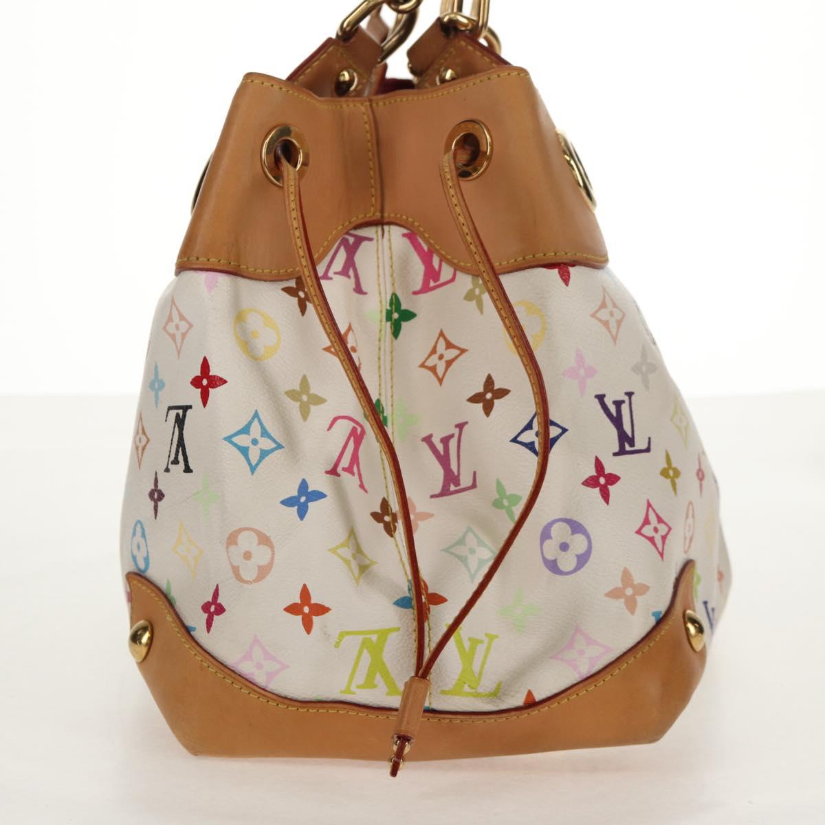 LOUIS VUITTON Monogram Multicolor Ursula Tote Bag White M40123 LV Auth ka368AV