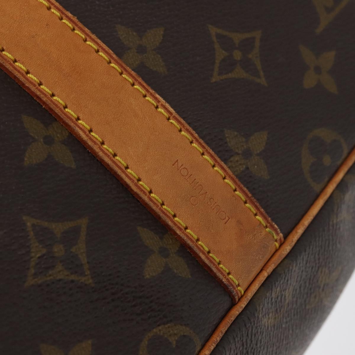 LOUIS VUITTON Monogram Keepall Bandouliere 55 Boston Bag M41414 LV Auth ka3701