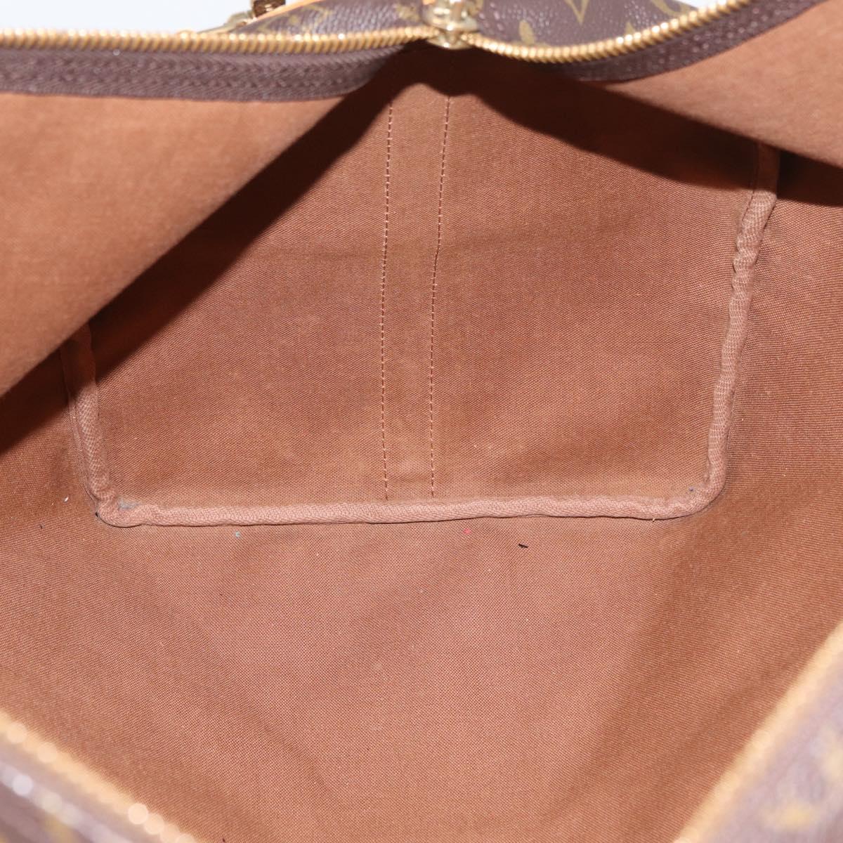 LOUIS VUITTON Monogram Keepall Bandouliere 55 Boston Bag M41414 LV Auth ka3701