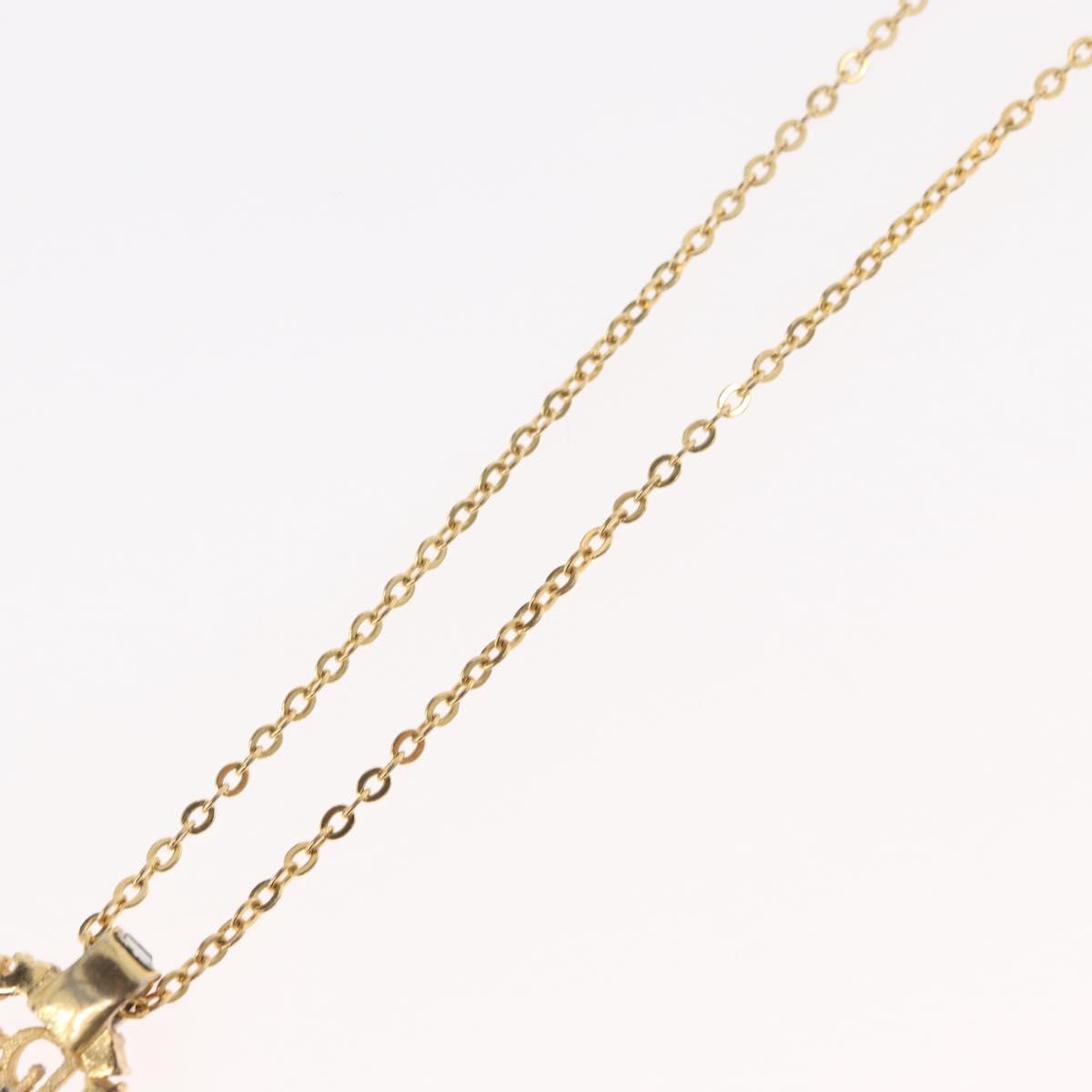 Christian Dior Necklace metal Gold Auth ka3707A