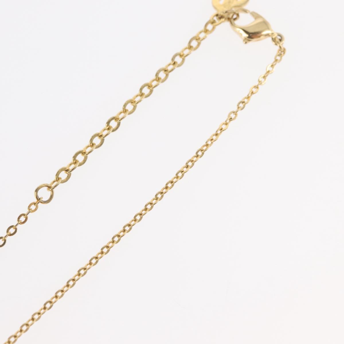 Christian Dior Necklace metal Gold Auth ka3707A