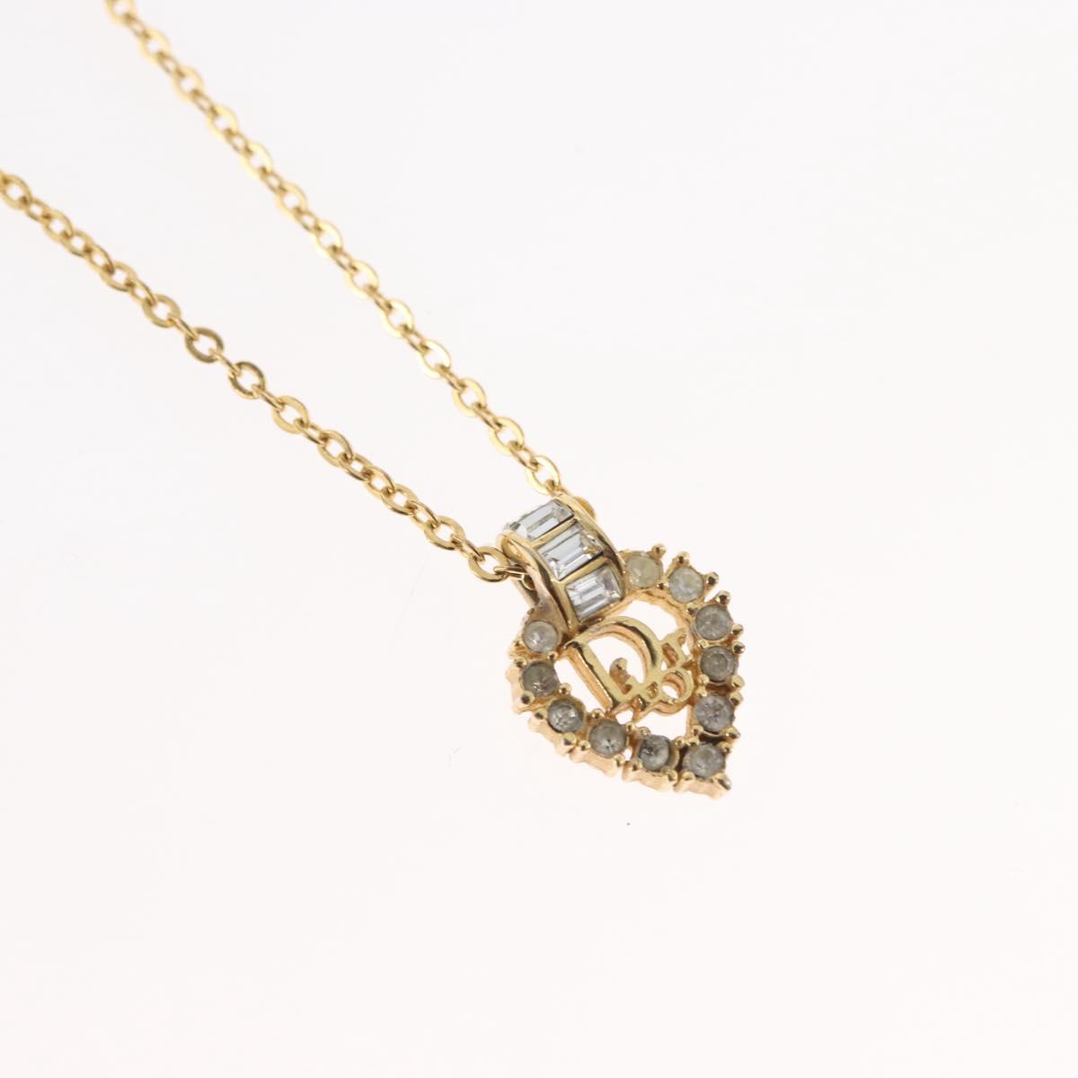 Christian Dior Necklace metal Gold Auth ka3707A