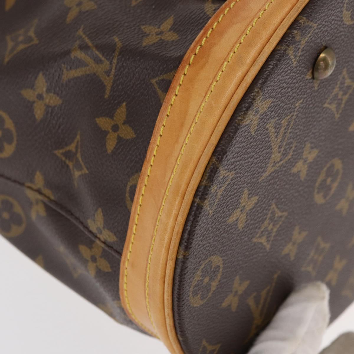 LOUIS VUITTON Monogram Bucket GM Shoulder Bag M42236 LV Auth ka371