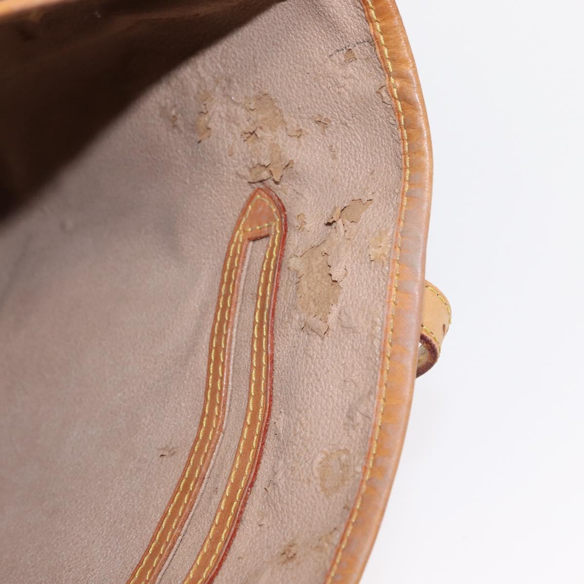 LOUIS VUITTON Monogram Bucket GM Shoulder Bag M42236 LV Auth ka371