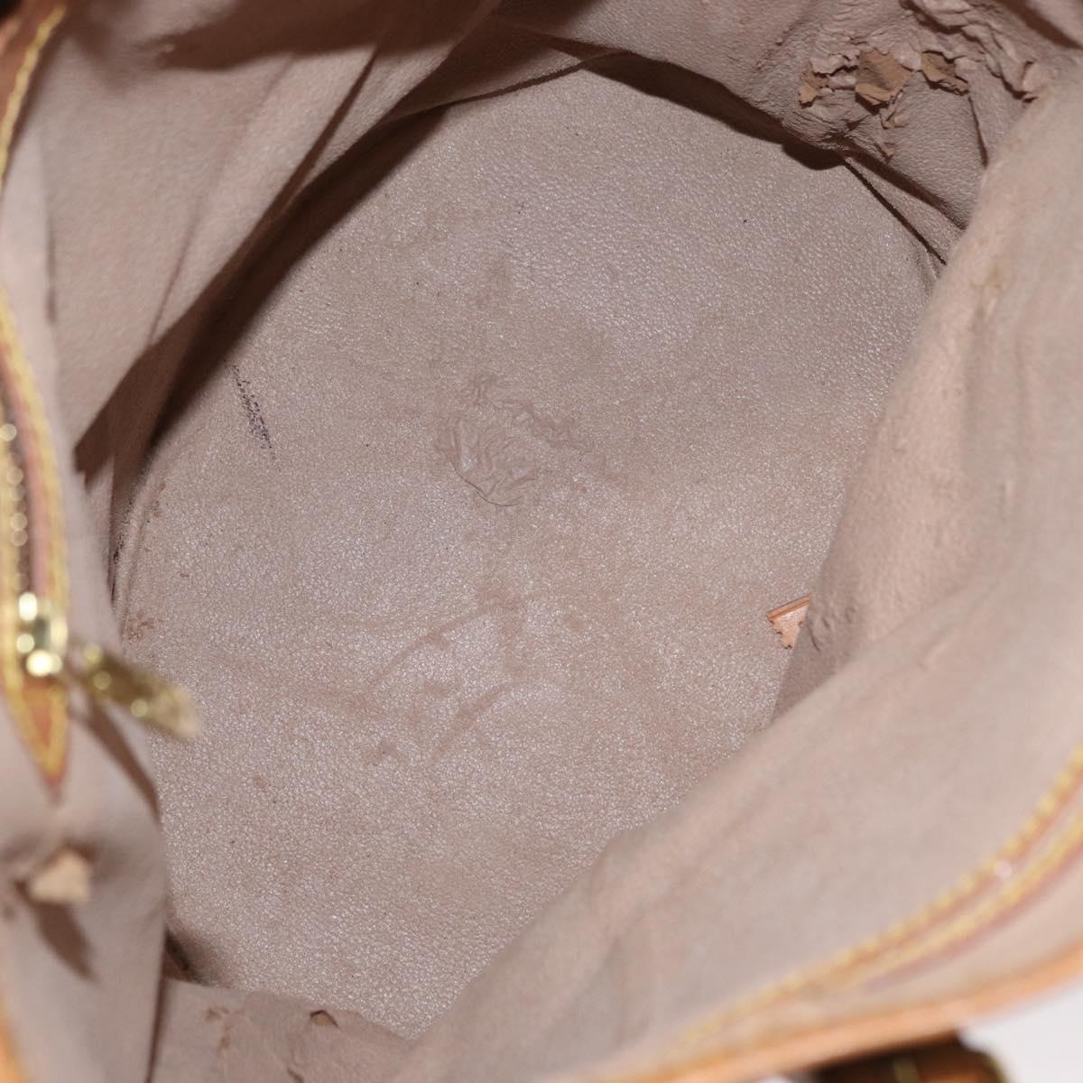 LOUIS VUITTON Monogram Bucket GM Shoulder Bag M42236 LV Auth ka371