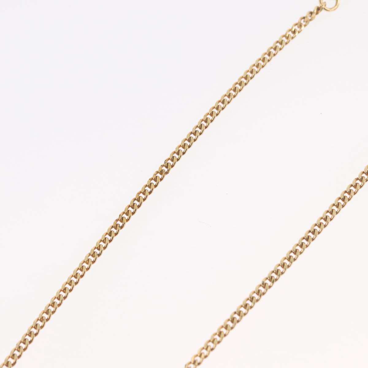 Christian Dior Necklace metal Gold Auth ka3710