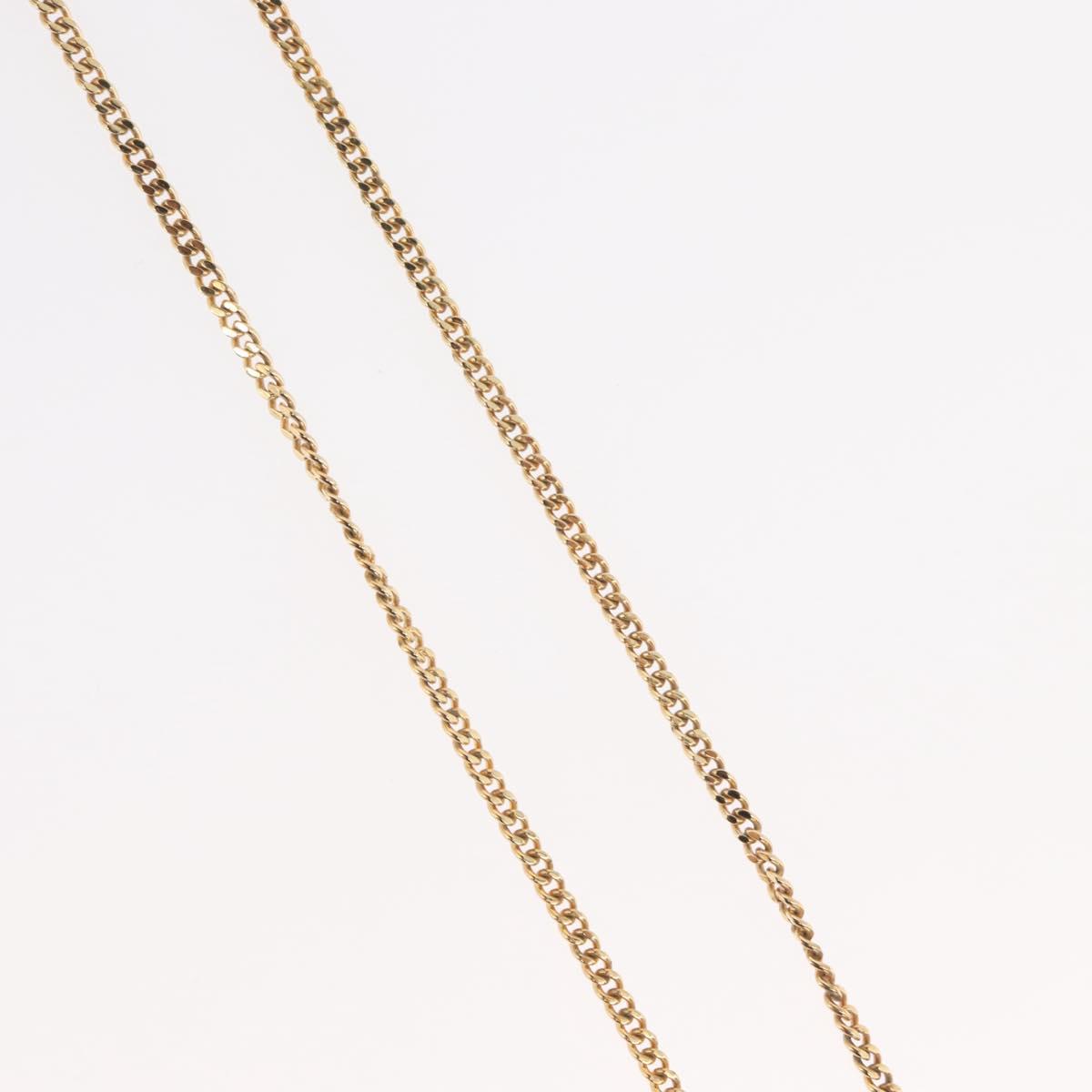 Christian Dior Necklace metal Gold Auth ka3710