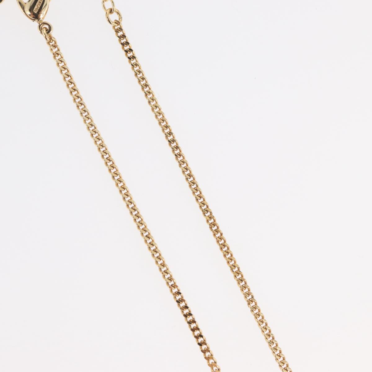 Christian Dior Necklace metal Gold Auth ka3710