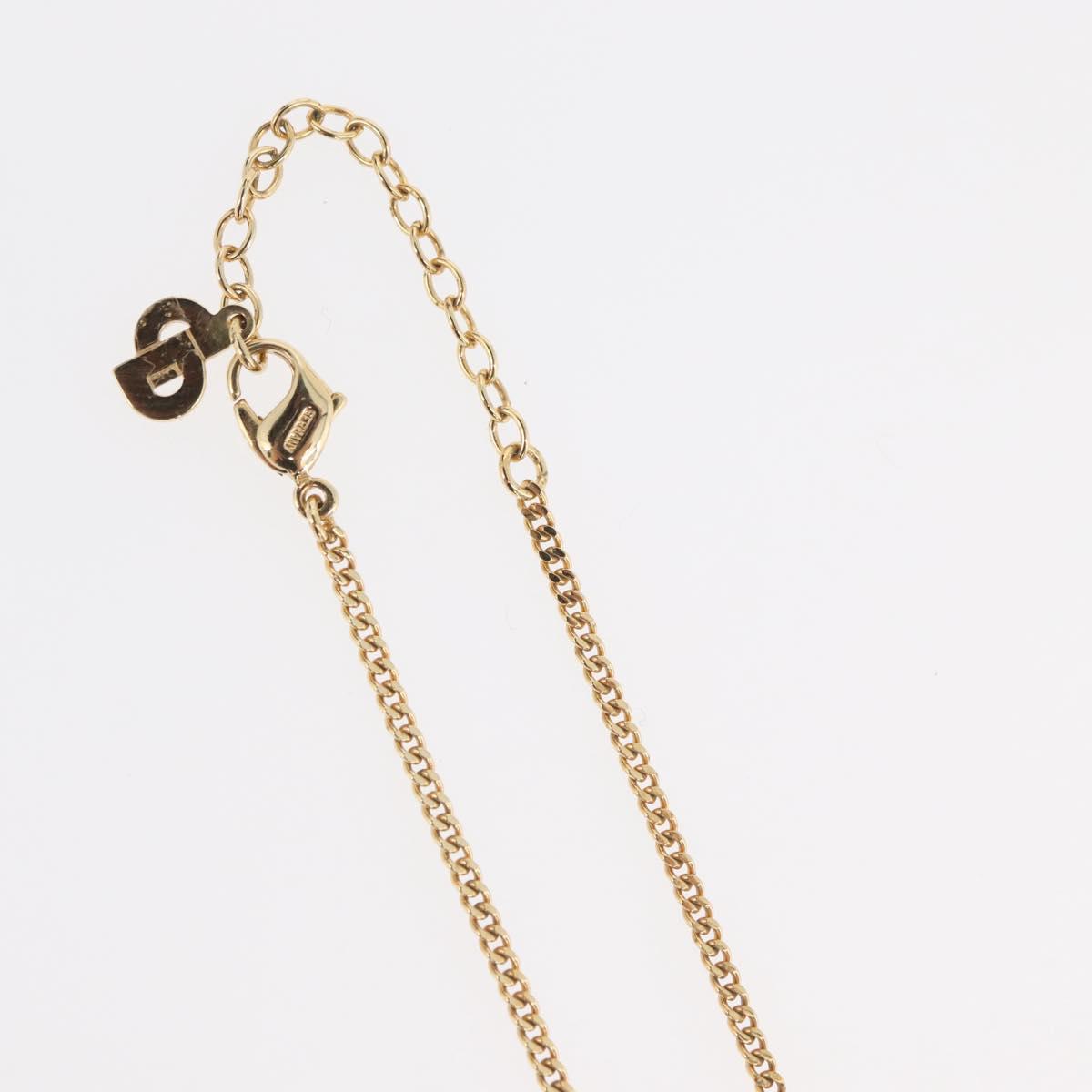 Christian Dior Necklace metal Gold Auth ka3710