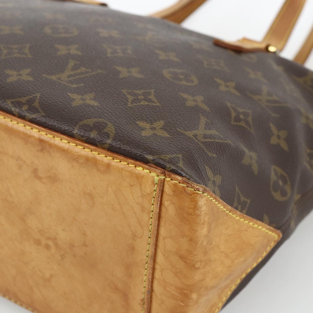 LOUIS VUITTON Monogram Cabas Piano Tote Bag M51148 LV Auth ka3748