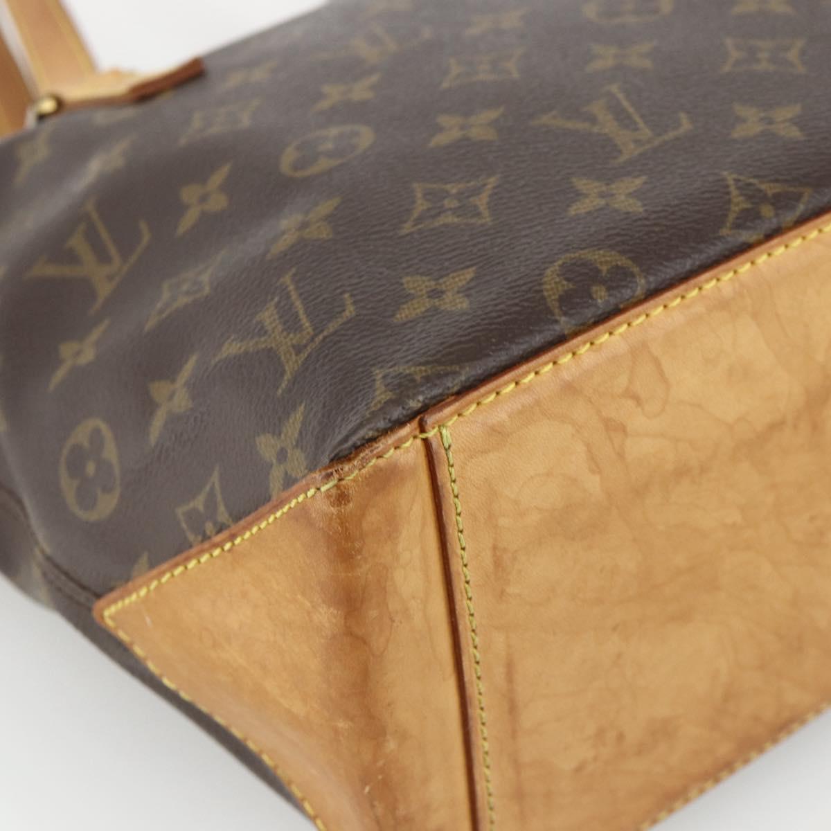 LOUIS VUITTON Monogram Cabas Piano Tote Bag M51148 LV Auth ka3748