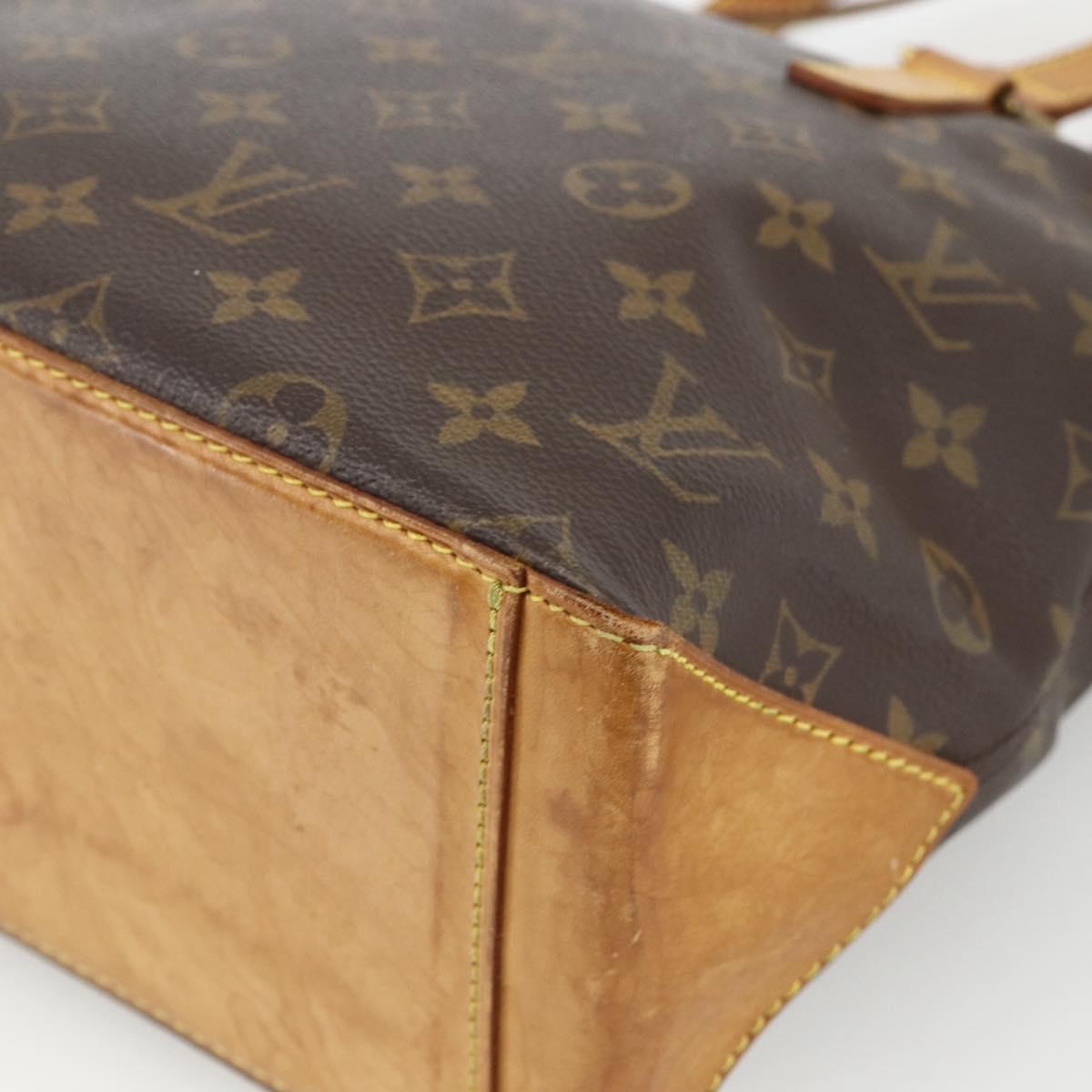 LOUIS VUITTON Monogram Cabas Piano Tote Bag M51148 LV Auth ka3748