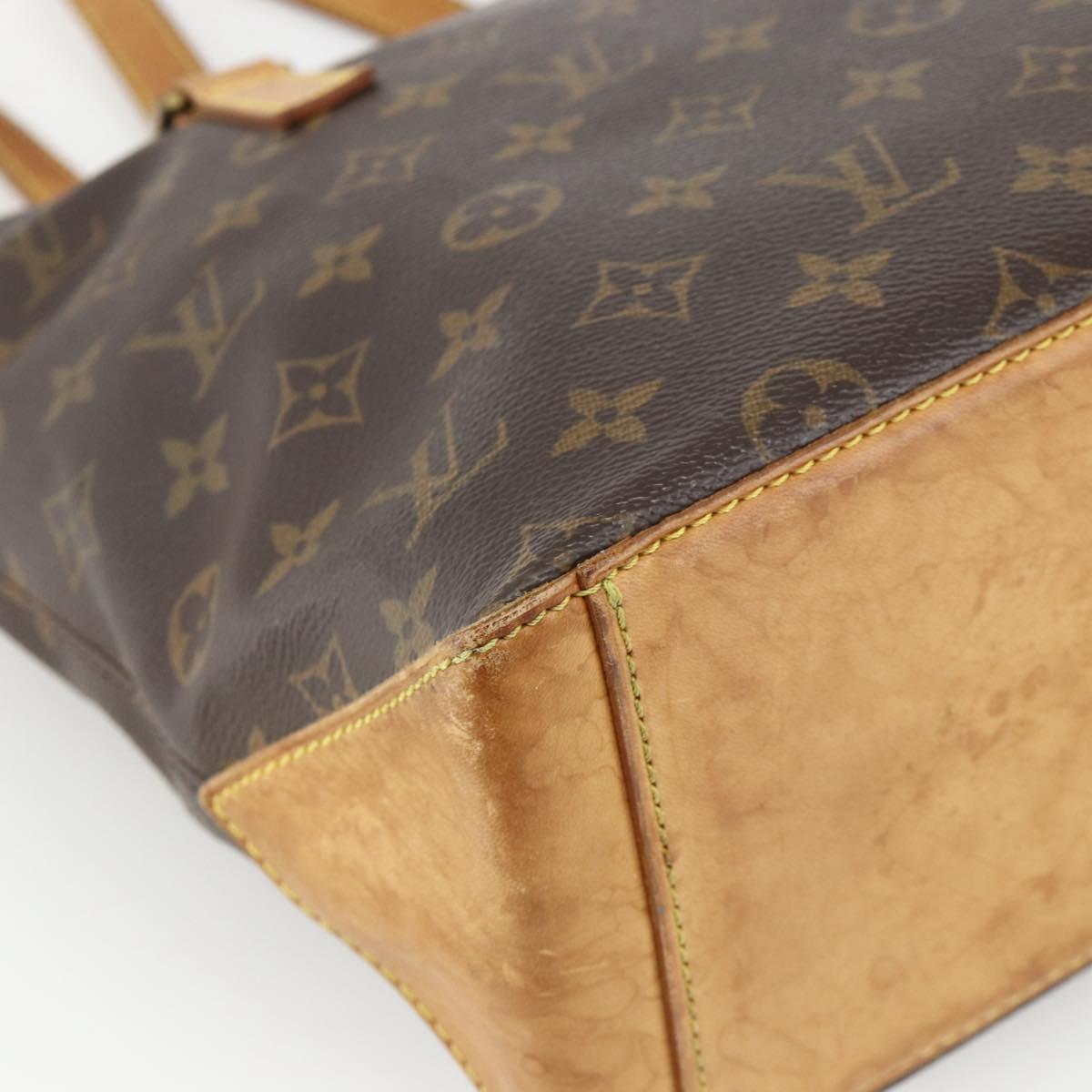 LOUIS VUITTON Monogram Cabas Piano Tote Bag M51148 LV Auth ka3748
