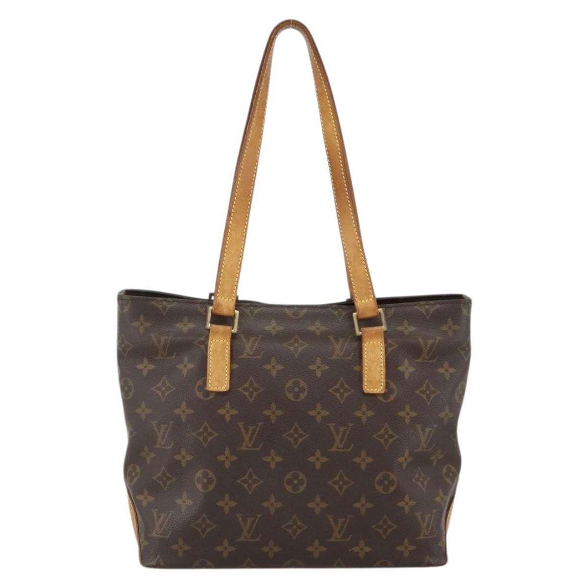 LOUIS VUITTON Monogram Cabas Piano Tote Bag M51148 LV Auth ka3748
