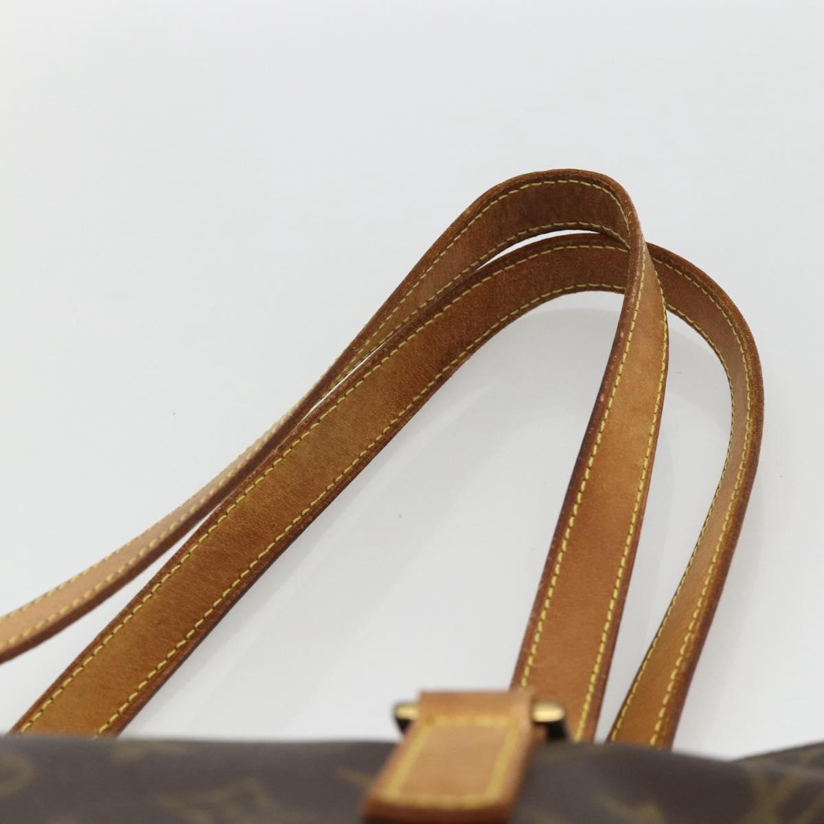 LOUIS VUITTON Monogram Cabas Piano Tote Bag M51148 LV Auth ka3748