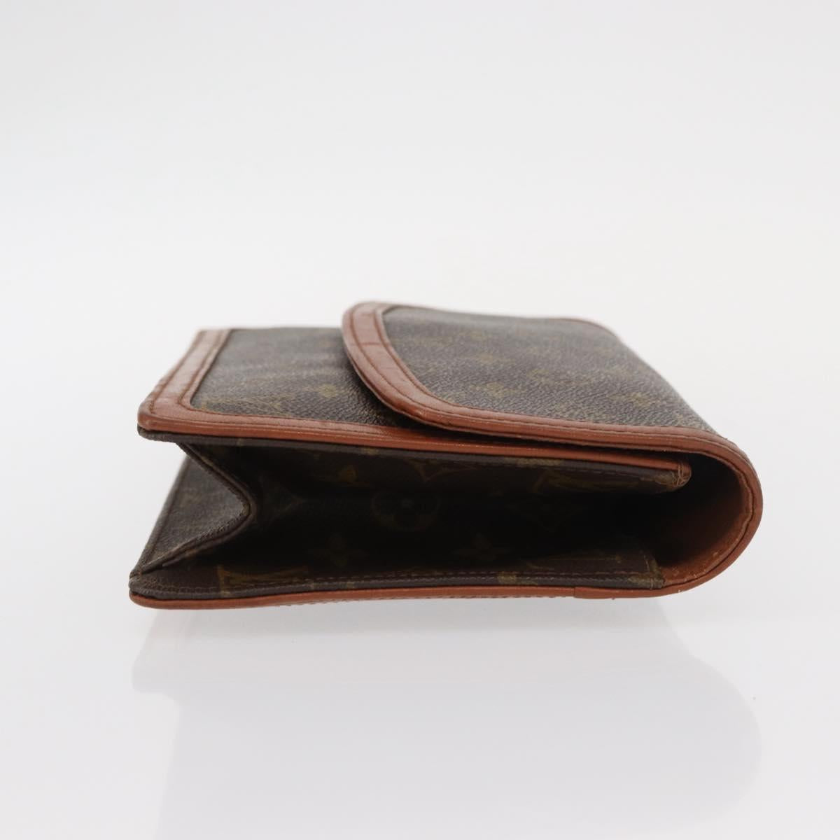 LOUIS VUITTON Monogram Pochette Dam GM Clutch Bag M51810 LV Auth ka376