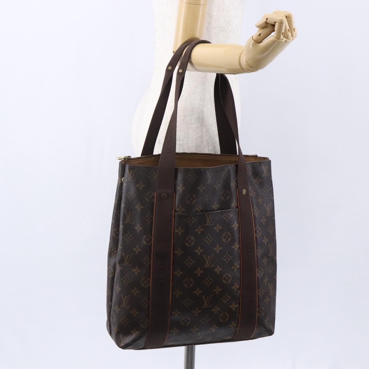 LOUIS VUITTON Monogram Cabas Bobur Tote Bag M53013 LV Auth ka379