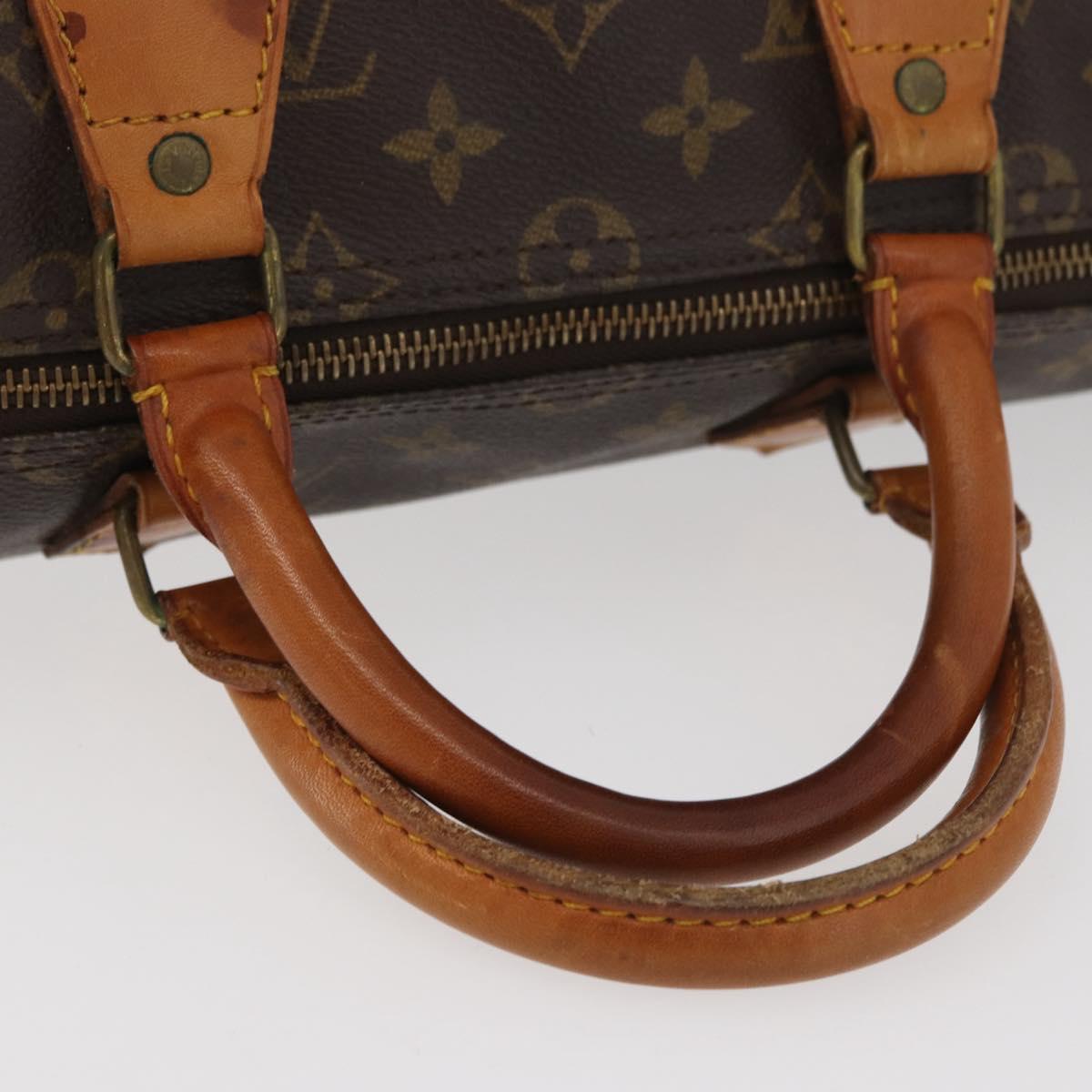 LOUIS VUITTON Monogram Speedy 35 Hand Bag M41524 LV Auth ka3799A