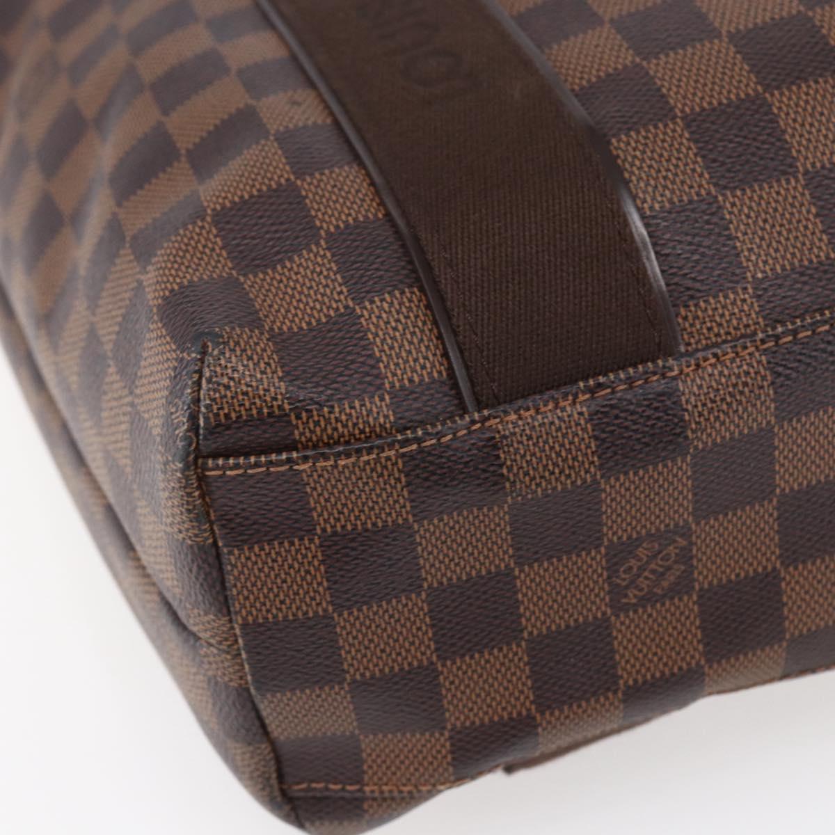 LOUIS VUITTON Damier Ebene Cabas Bobur Tote Bag N52006 LV Auth ka380