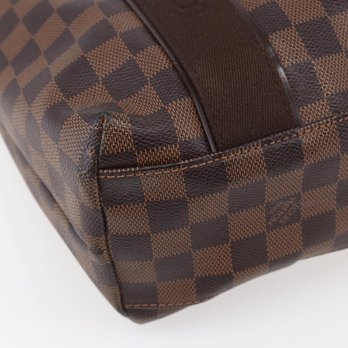 LOUIS VUITTON Damier Ebene Cabas Bobur Tote Bag N52006 LV Auth ka380