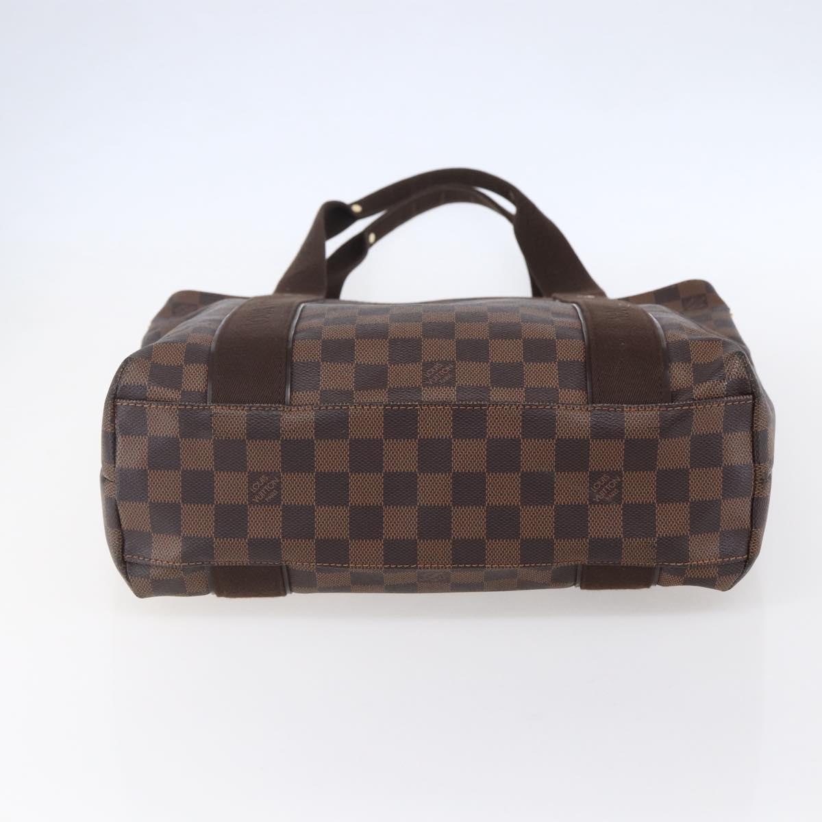 LOUIS VUITTON Damier Ebene Cabas Bobur Tote Bag N52006 LV Auth ka380