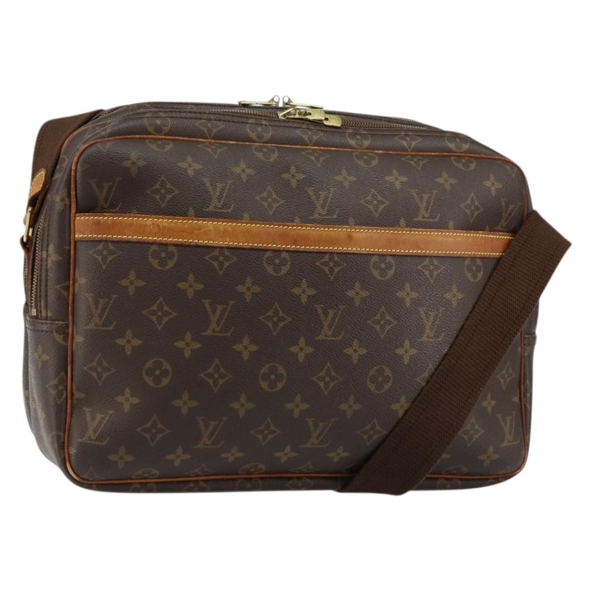 LOUIS VUITTON Monogram Reporter GM Shoulder Bag M45252 LV Auth ka383