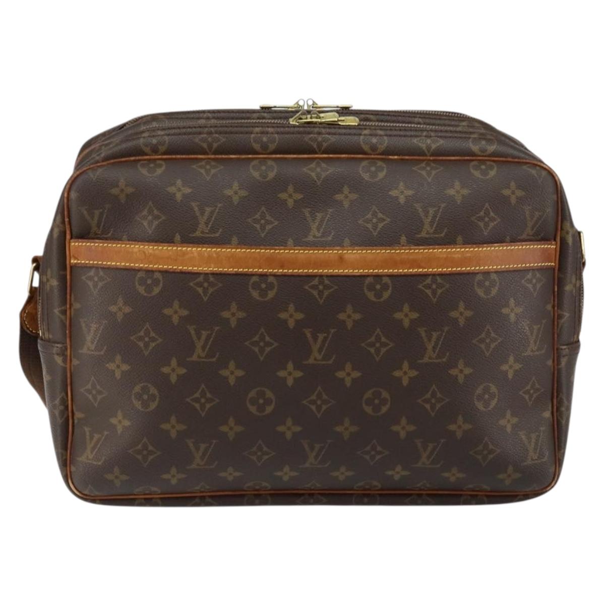 LOUIS VUITTON Monogram Reporter GM Shoulder Bag M45252 LV Auth ka383