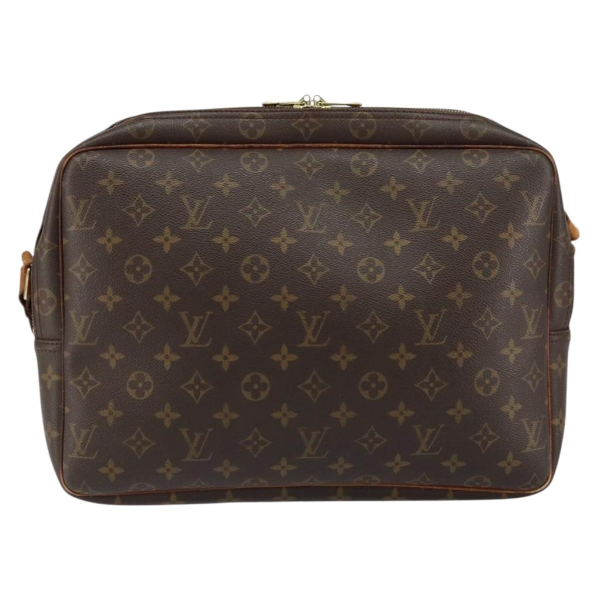 LOUIS VUITTON Monogram Reporter GM Shoulder Bag M45252 LV Auth ka383