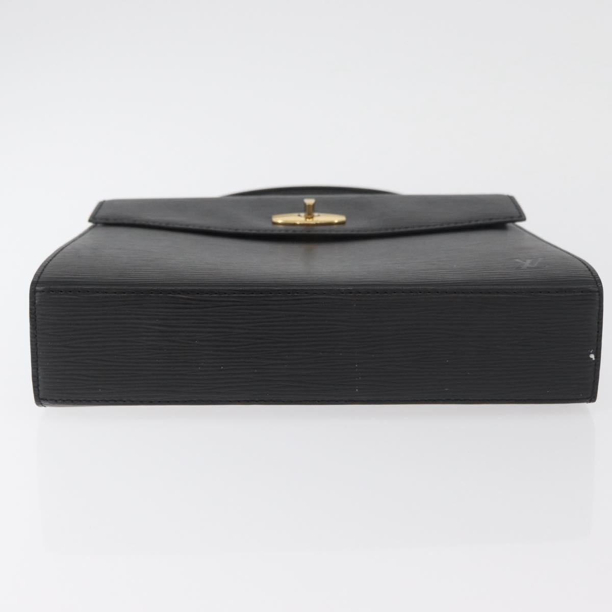 LOUIS VUITTON Epi Malesherbes Hand Bag Black M52372 LV Auth ka3830A
