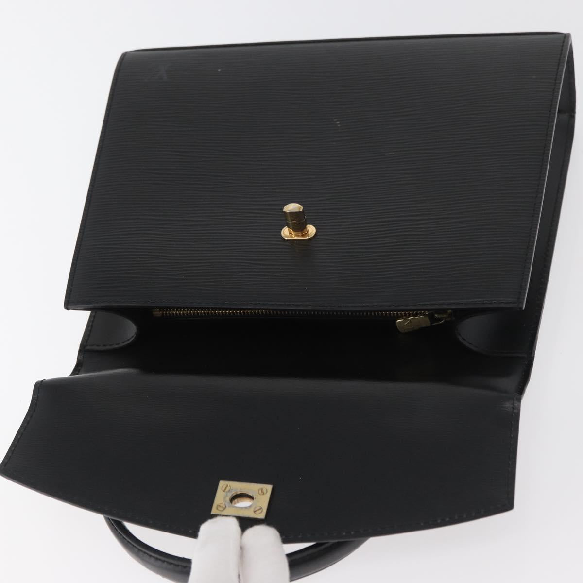 LOUIS VUITTON Epi Malesherbes Hand Bag Black M52372 LV Auth ka3830A